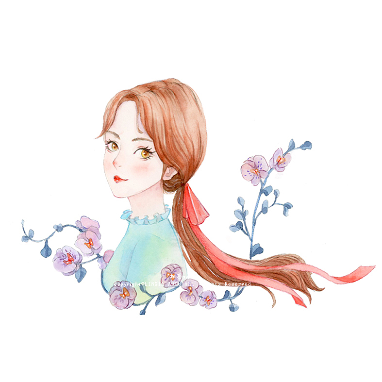 水彩—与春天相遇（图ZMTUyNDY3MzUy） - 创作习作 - 站酷设计师林夏adou原创素材 - 站酷ZCOOL