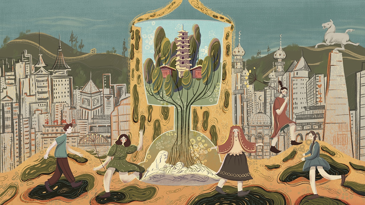 安慕希 生生不息的兰州（图ZMjI3MTAzMTU2） - 海报 - 站酷设计师sweetHH韩韩原创素材 - 站酷ZCOOL