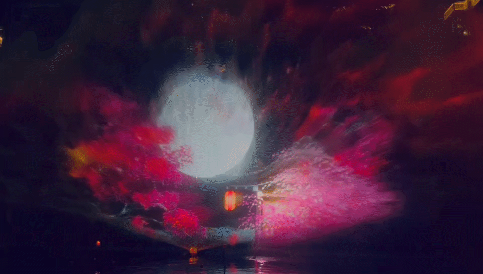 如梦上塘丨中国首部江南古运河沉浸式游船实景演出（图ZMjk1NTQxMDQ0） - 建筑/空间 - 站酷设计师一夜光年原创素材 - 站酷ZCOOL