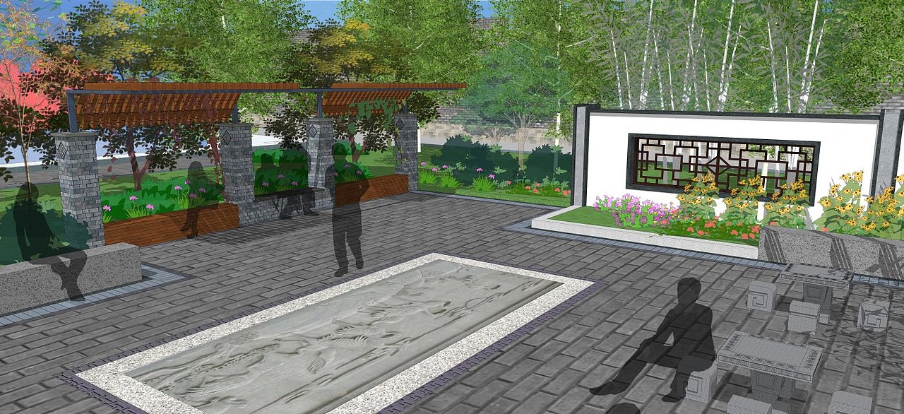 景观绿化（图ZNDY0NzMwNjQ=） - 景观设计 - 站酷设计师糯米米米原创素材 - 站酷ZCOOL