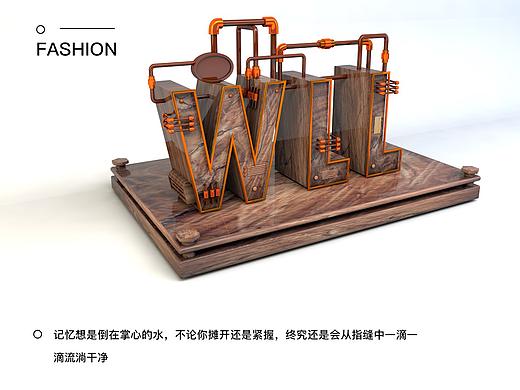 C4D  字母《WLL》