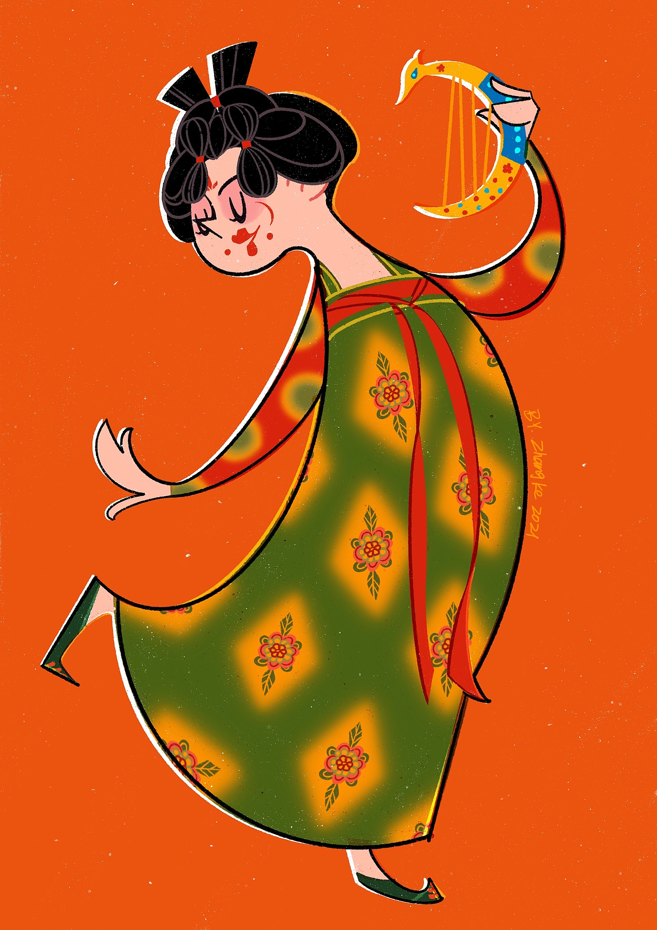 民俗节令插画（图ZMjUxMzEzMDg4） - 商业插画 - 站酷设计师长可ZHANGKE原创素材 - 站酷ZCOOL