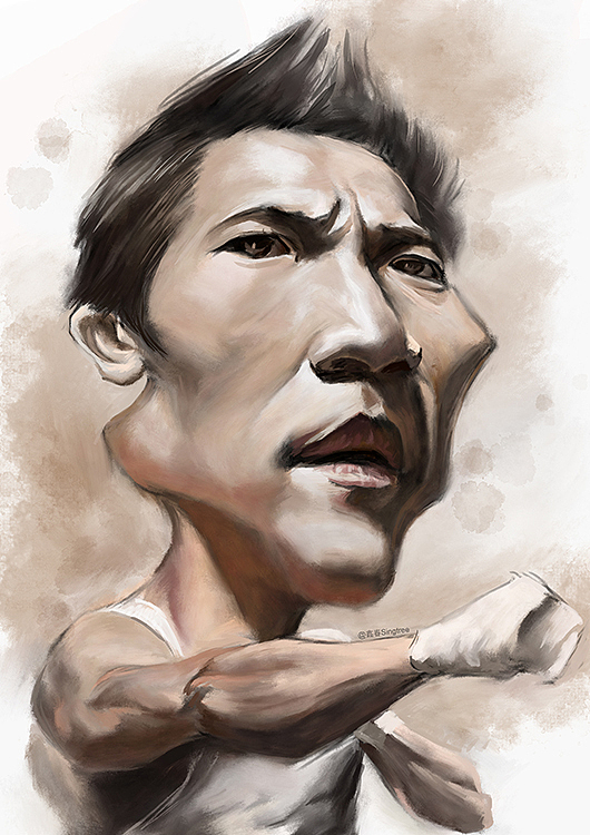 时代人物漫像之功夫明星