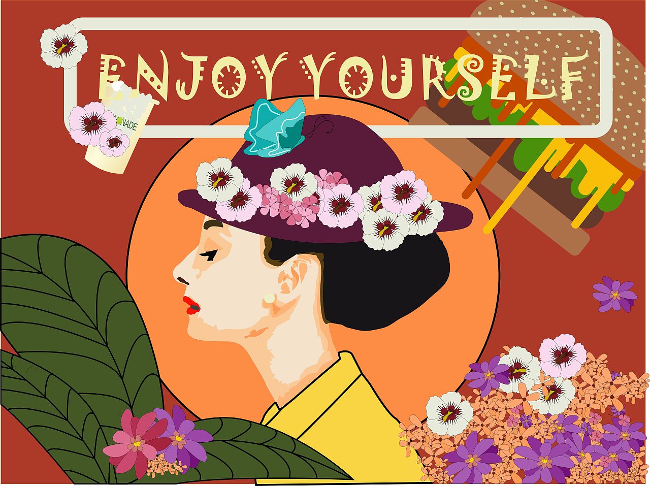 hepburn's holiday（图ZMjU0MTM0NTY=） - 艺术插画 - 站酷设计师demon_yo原创素材 - 站酷ZCOOL