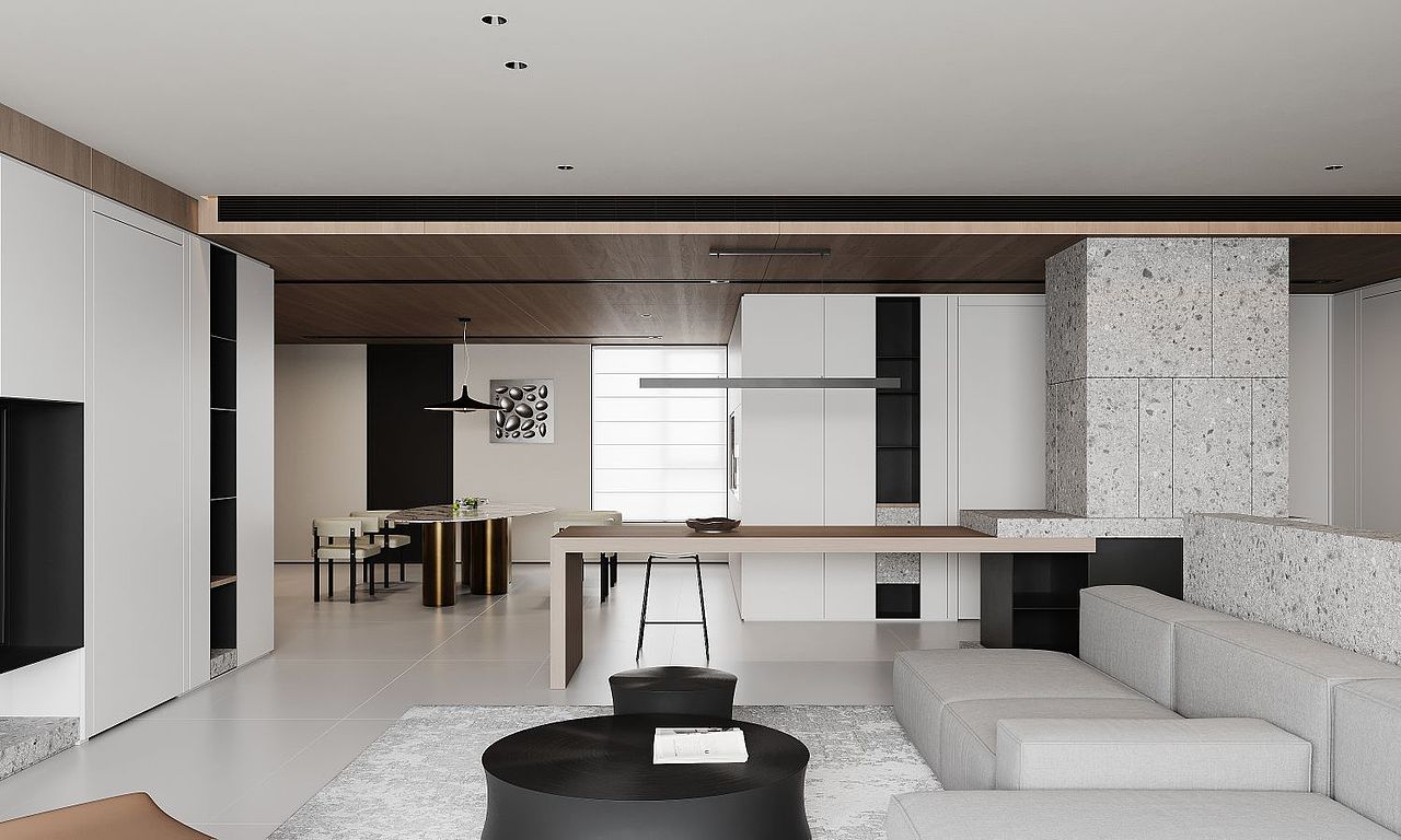 近期渲染·（极简）（图ZMzQxMTE5Mzc2） - 家装设计 - 站酷设计师颜究视觉设计原创素材 - 站酷ZCOOL