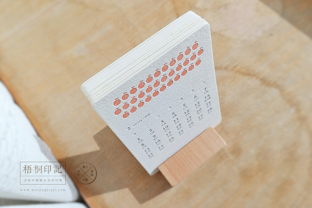 letterpress 活版印刷 2015台历(图ZMjI5NjQ5ODA=) - 图案 - 站酷设计师梧桐印記原创素材 - 站酷ZCOOL