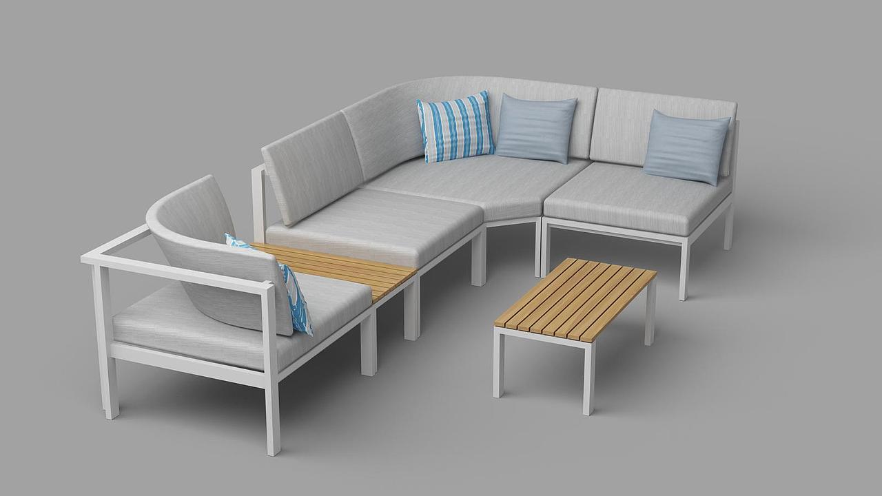 特斯林混纺户外转角沙发（一）（图ZMTE4NTYwODg4） - 生活用品 - 站酷设计师别家的设计师CAL原创素材 - 站酷ZCOOL