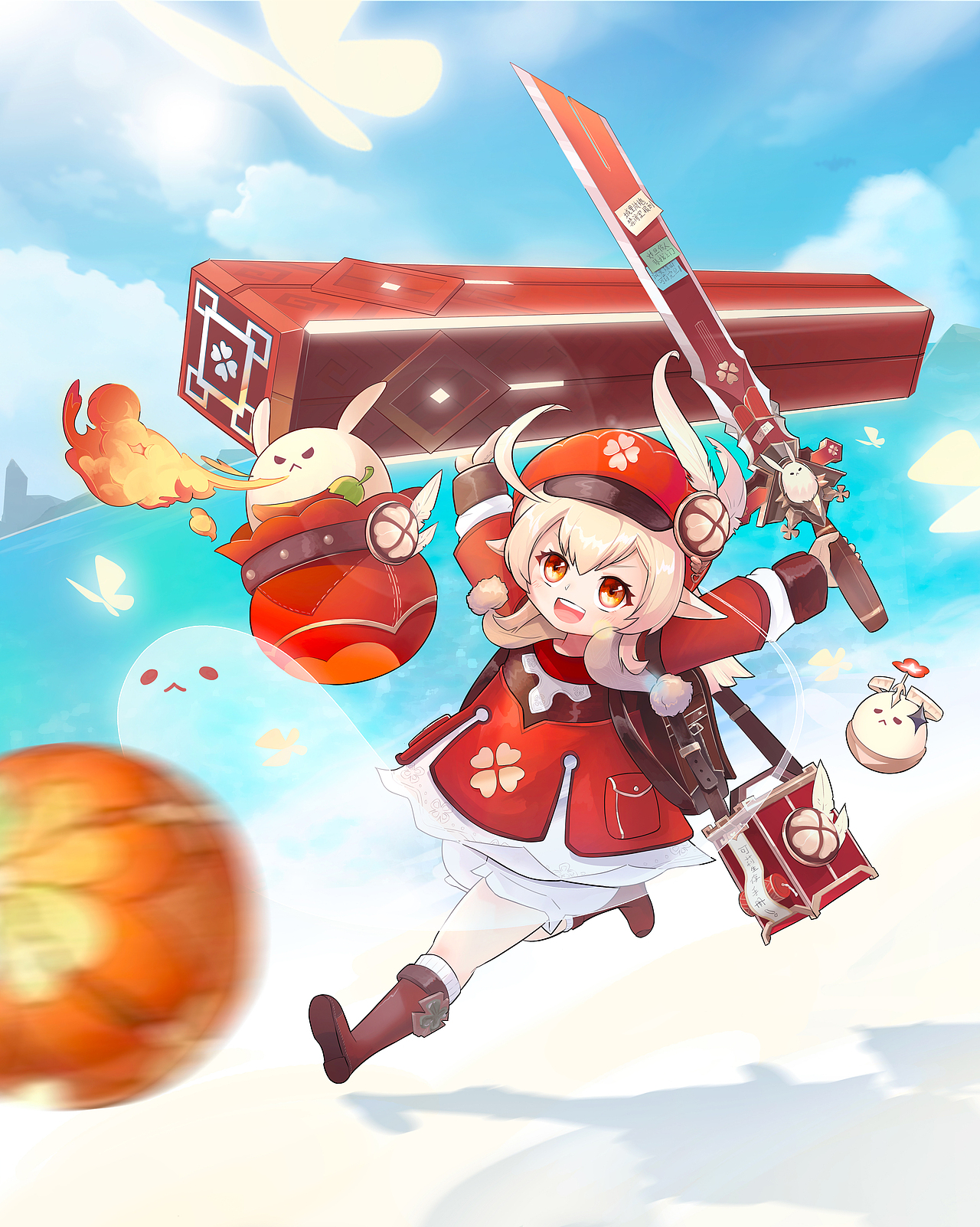 【原神】嘟嘟可！喷火！（图ZMjY1MTU3OTI0） - 创作习作 - 站酷设计师越来越大原创素材 - 站酷ZCOOL