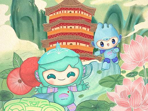 杭州亚运会——仙居元素