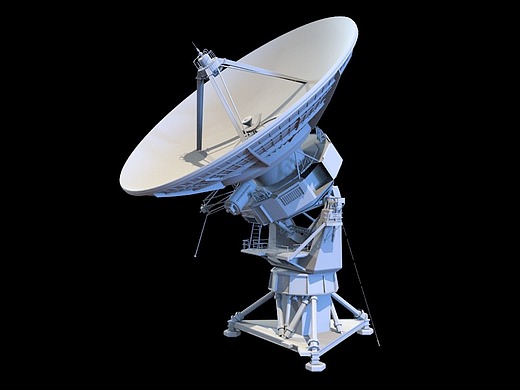 天线 军事雷达3d三维全息三维-机械/交通12890224年前通讯卫星 通信