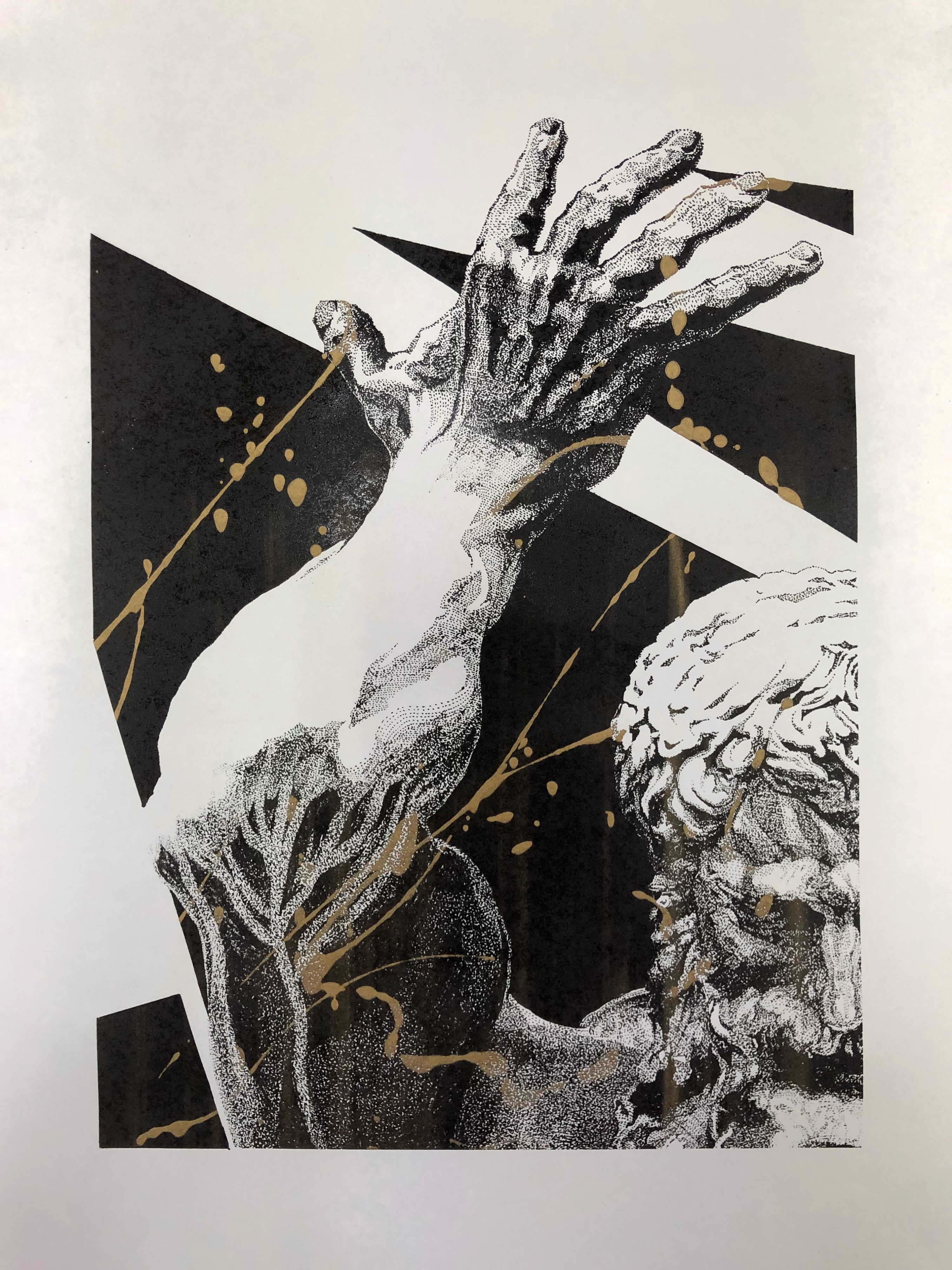 点绘 扫描 丝网印