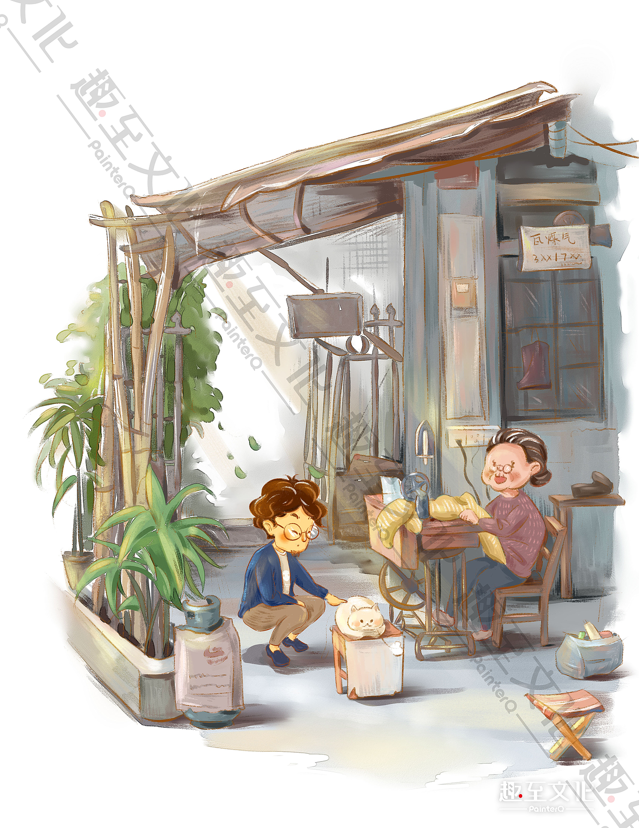 趣至文化出品：《一城一绘•广州站》（图ZMjM4OTczMDI0） - 商业插画 - 站酷设计师趣至文化原创素材 - 站酷ZCOOL