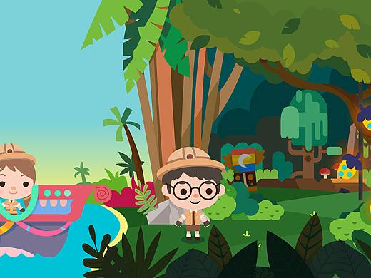 【無窮插畫】場(chǎng)景試稿（個(gè)人主頁-ZNDI3Nzg3NDQ=） - 兒童插畫 - 站酷設(shè)計(jì)師趙歆玥原創(chuàng)素材 - 站酷ZCOOL