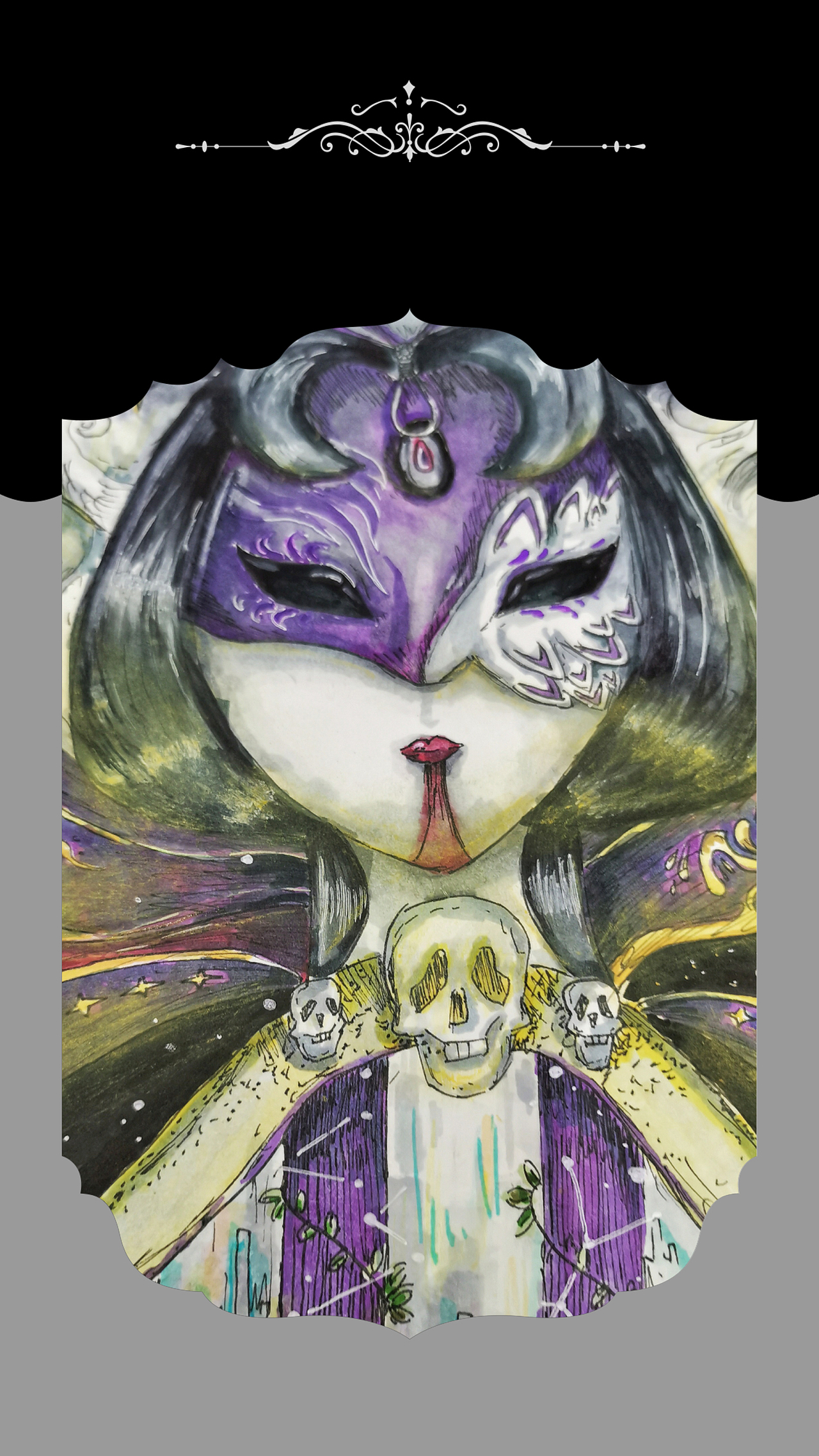 8岁插画师原创:逃出魔界