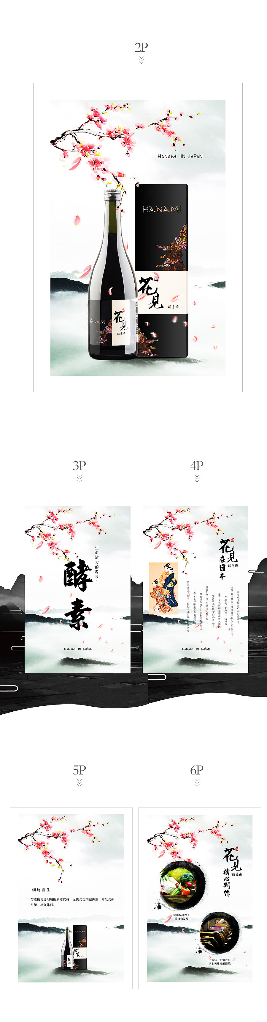 H5頁面設(shè)計 手機(jī)移動端無線微信推廣專輯設(shè)計 花見酵素液（圖ZNDQ3MjY2Mjg=） - 移動端網(wǎng)頁 - 站酷設(shè)計師小欣欣_Vicky原創(chuàng)素材 - 站酷ZCOOL