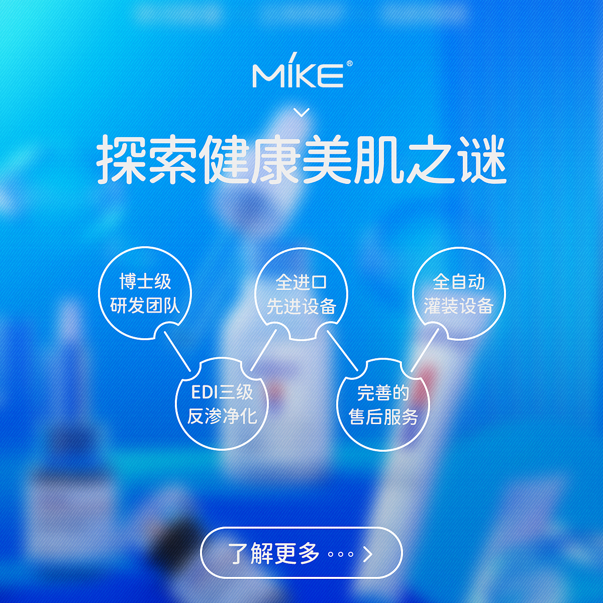 mike品牌店铺手机端装修分享,c4d+oc+ps全流程