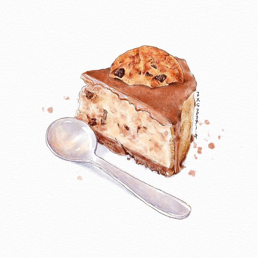 手绘美食插画