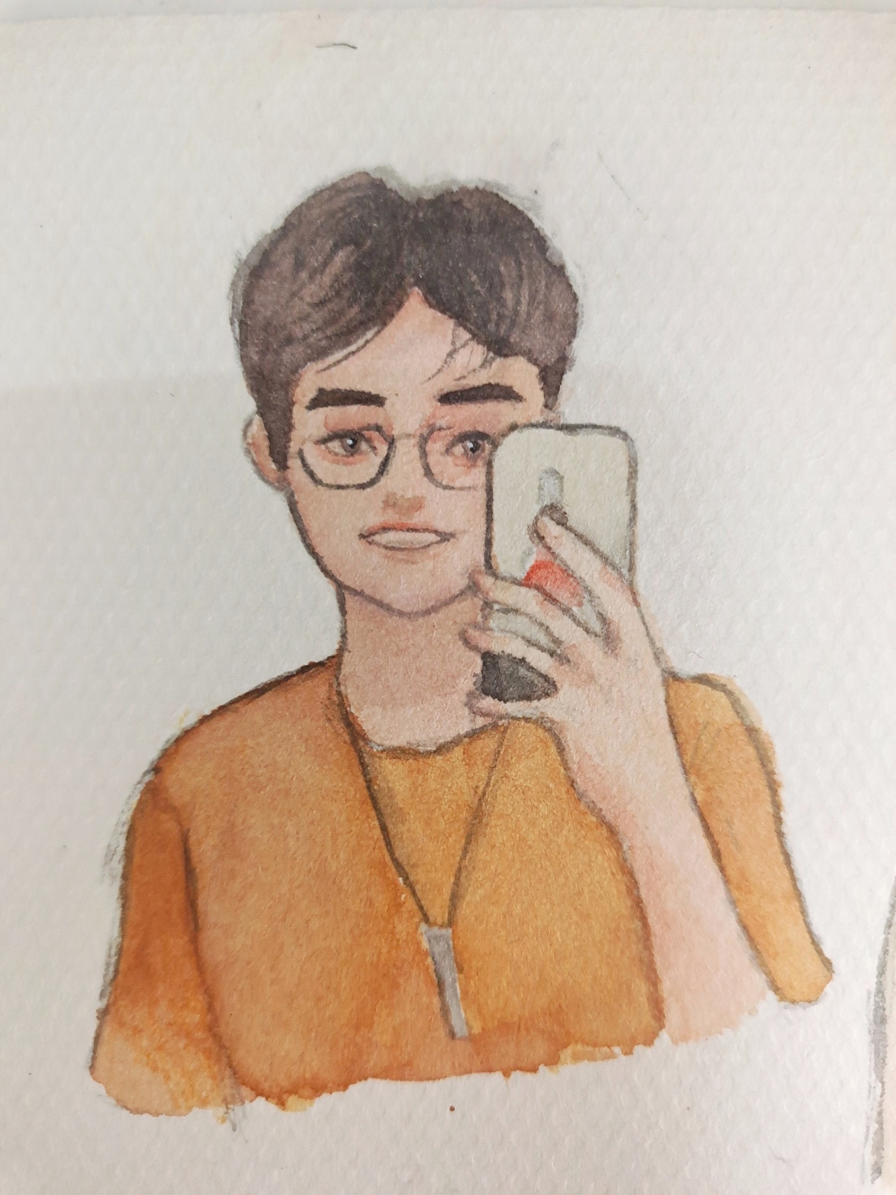 男生水彩头像|插画|创作习作|z665948548 - 原创作品 - 站酷 (zcool)