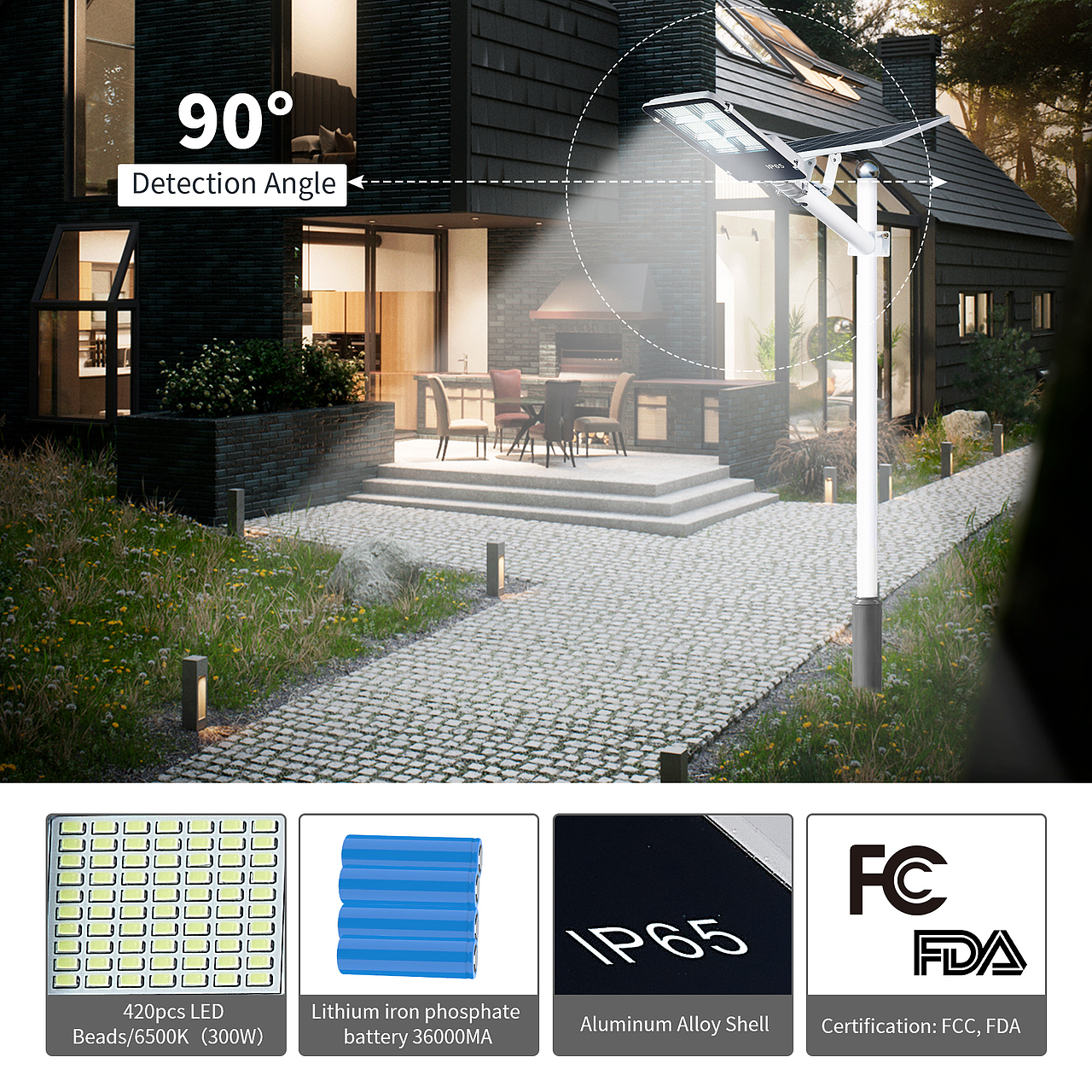 户外太阳能灯- 亚马逊套图（图ZMjUzNTQ5NTk2） - 电商 - 站酷设计师像风Q原创素材 - 站酷ZCOOL