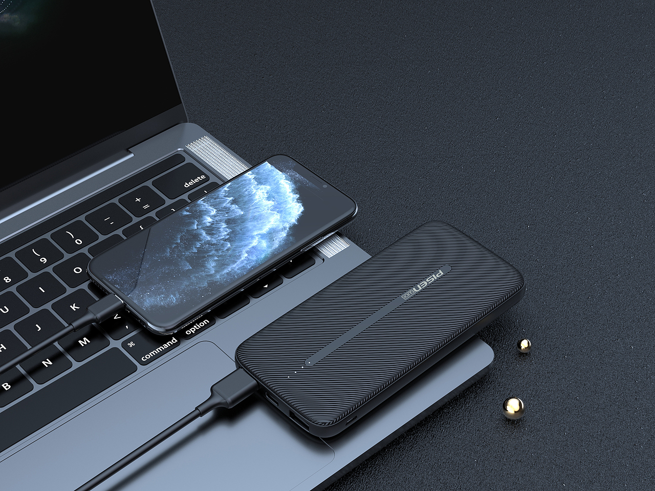 新品移动电源场景渲染