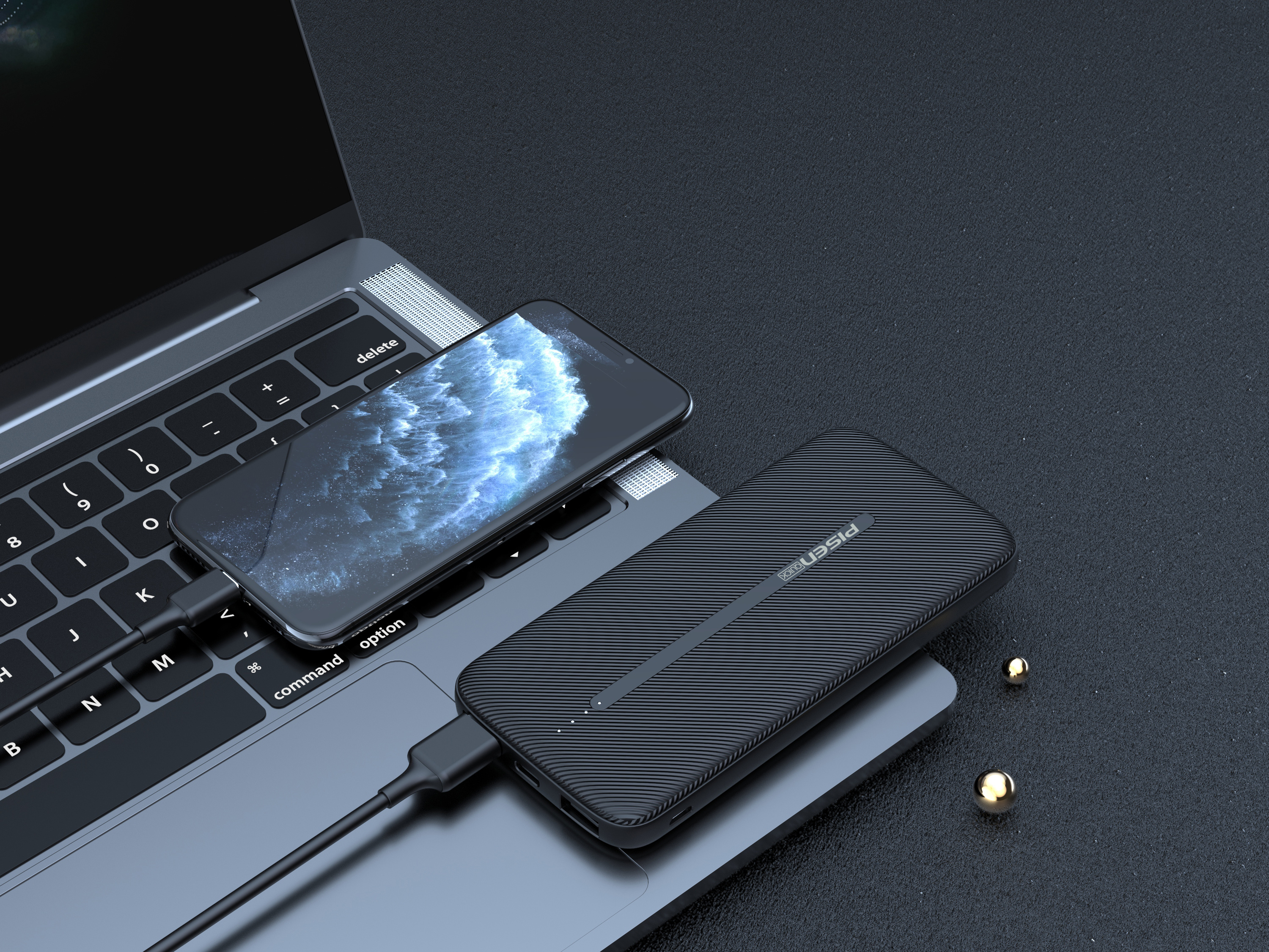 新品移动电源场景渲染