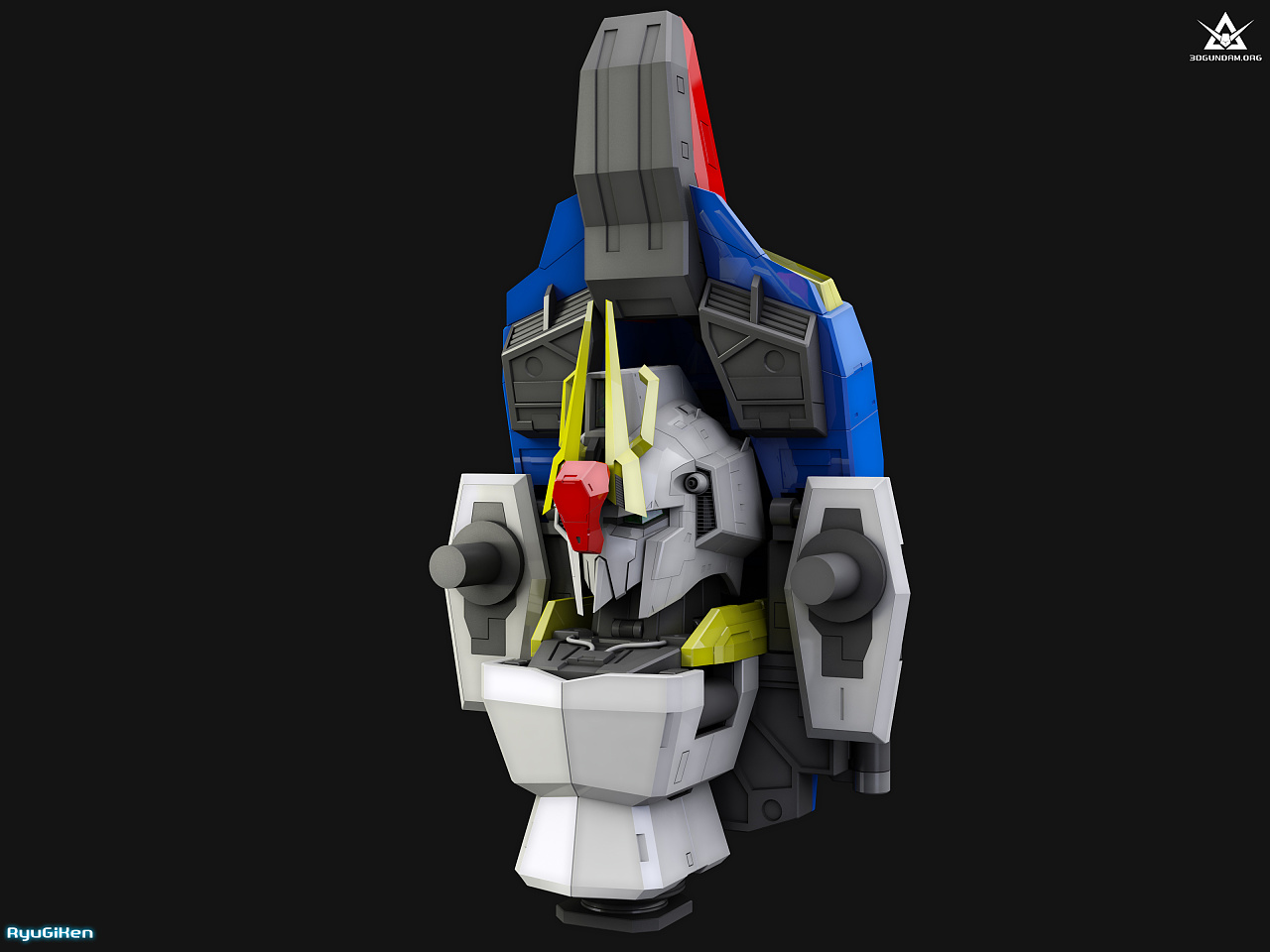 msz-006 zeta gundam z高达|三维|动画/影视|ryugiken - 原创作品 -