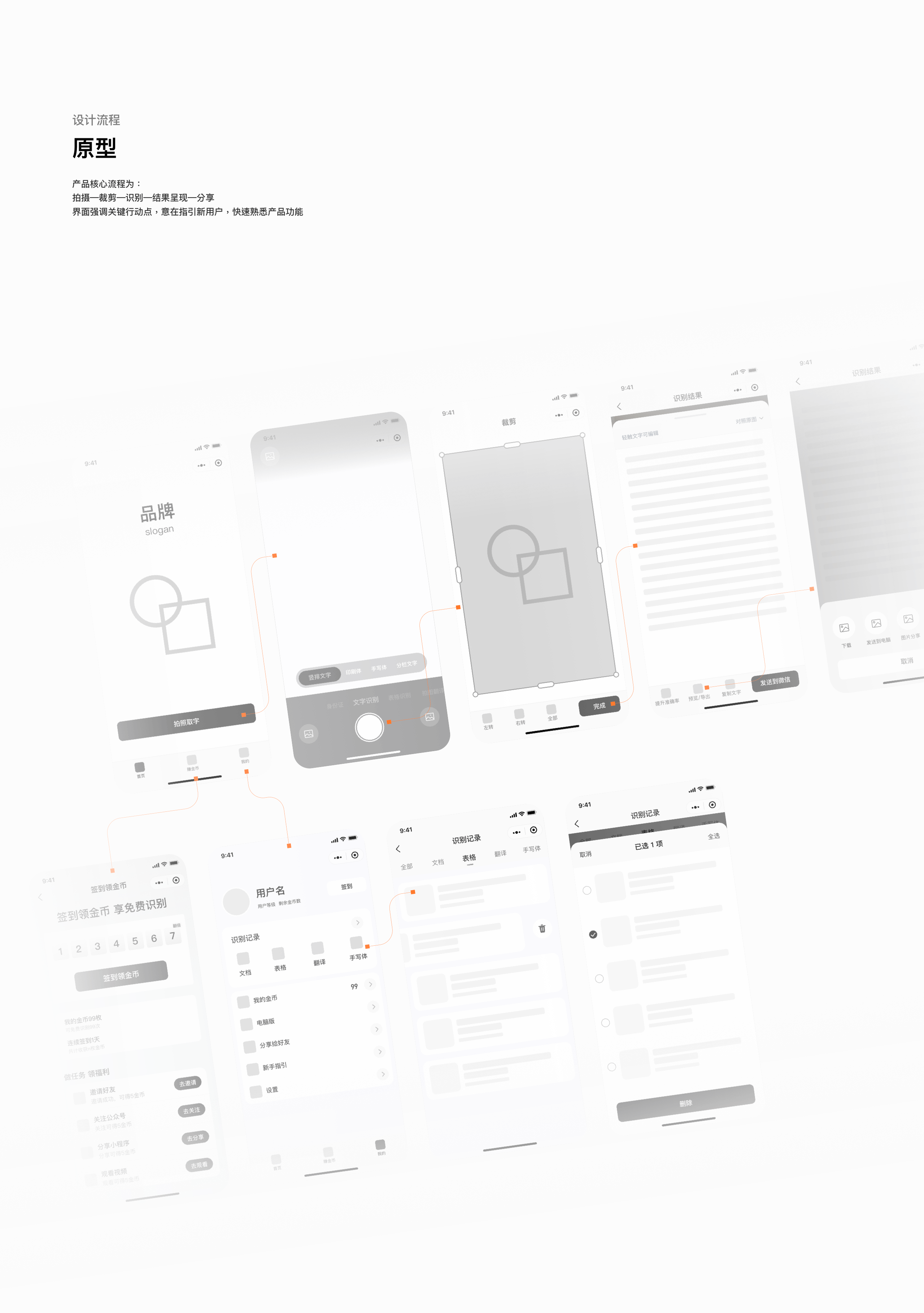 拍图识字 - 工具型小程序设计（图ZMjUwMDYzNjY4） - APP界面 - 站酷设计师设计师doo原创素材 - 站酷ZCOOL