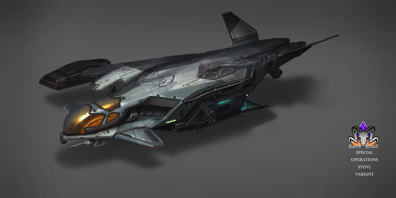 太空巡洋舰设计方案及舱室,舰载机设计