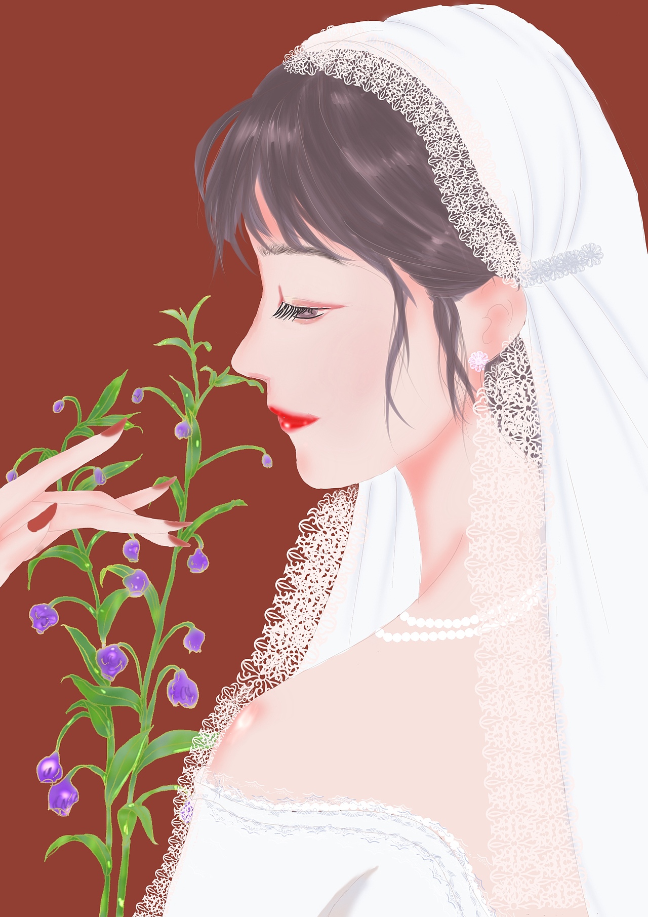 头像,人物,婚纱