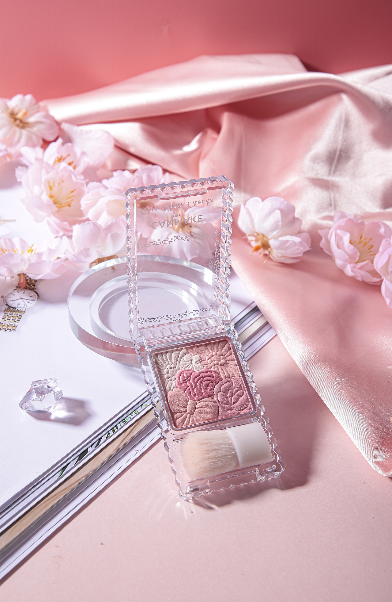 彩妆（花瓣腮红）（图ZMjM0NzkyMzYw） - 产品摄影 - 站酷设计师一两丝原创素材 - 站酷ZCOOL