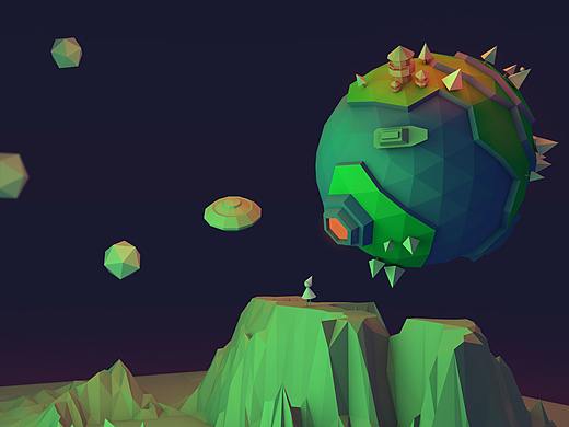 星球小山C4D