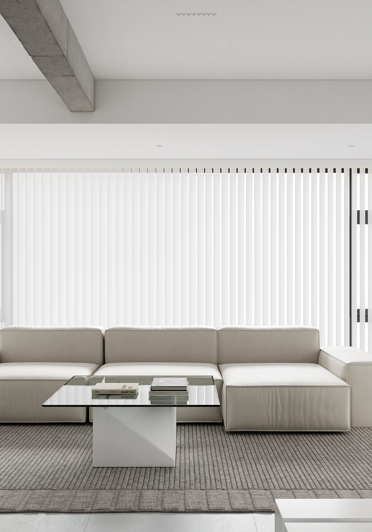 白色系家装效果图表现