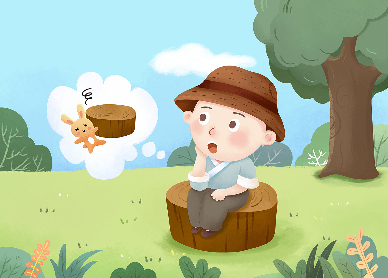 成语故事卡片插画（图ZMTU5NTQ2ODM2） - 儿童插画 - 站酷设计师西西里昭xxz原创素材 - 站酷ZCOOL