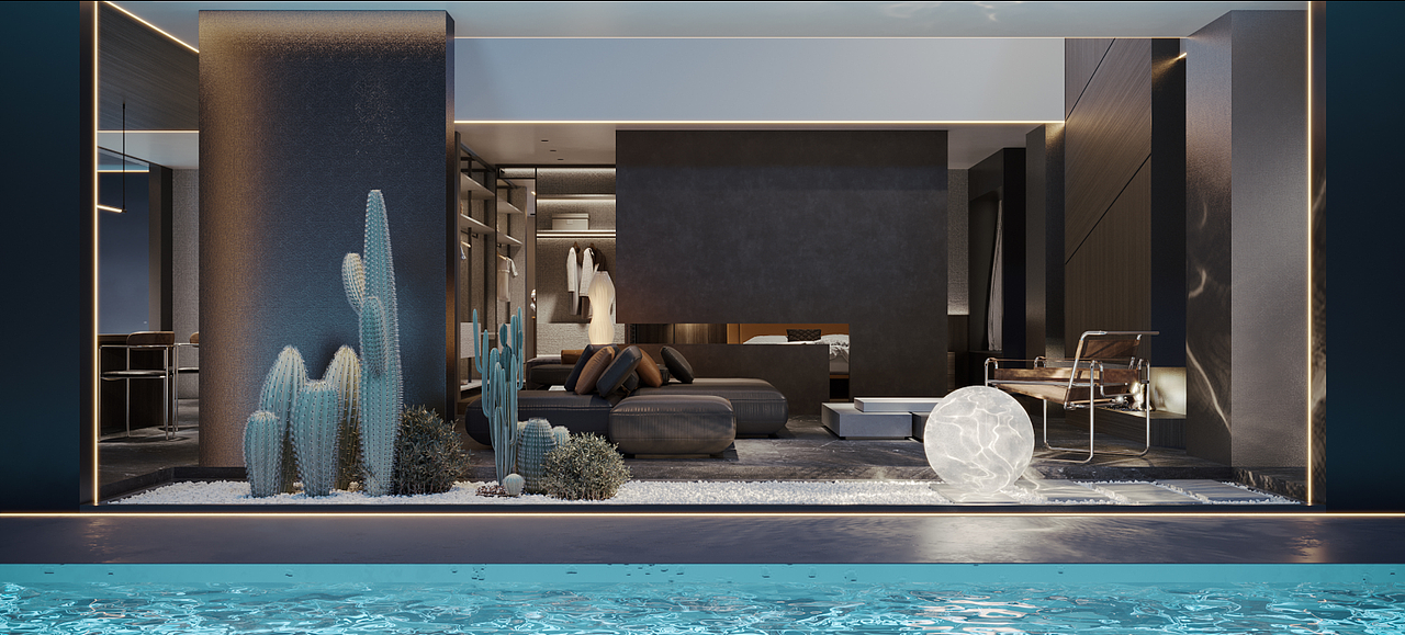 丽娜的国际石材展厅（图ZMjk0NTE2OTky） - 商业空间设计 - 站酷设计师丽娜爱设计原创素材 - 站酷ZCOOL