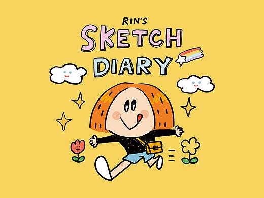 SketchDiary插画周边：微信表情包 & 和纸胶带 