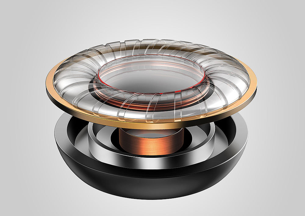 H1耳机振膜爆炸效果图