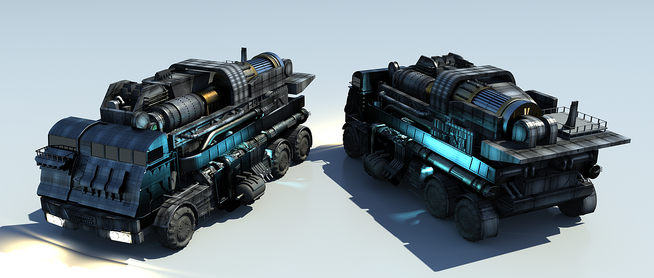 红色警戒2 盟军基地车（Allied MCV）部署CG