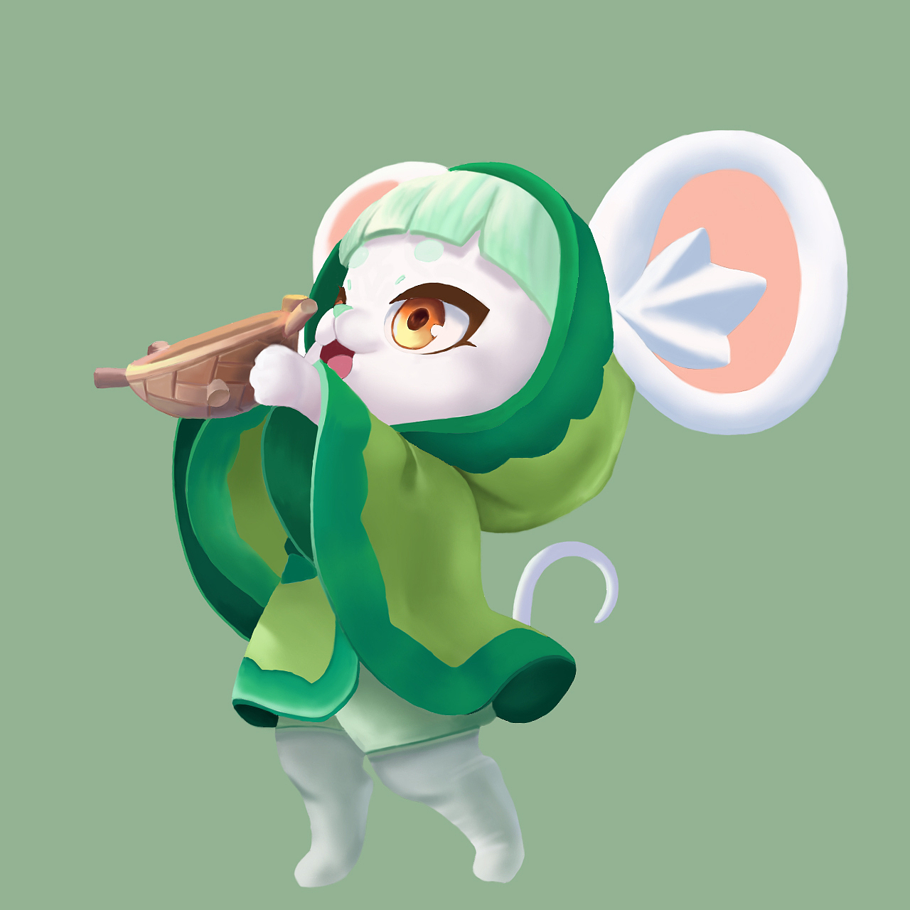 一起来捉妖 冰灵鼠配色（图ZMTgyODc5NDk2） - 创作习作 - 站酷设计师Rin_原创素材 - 站酷ZCOOL