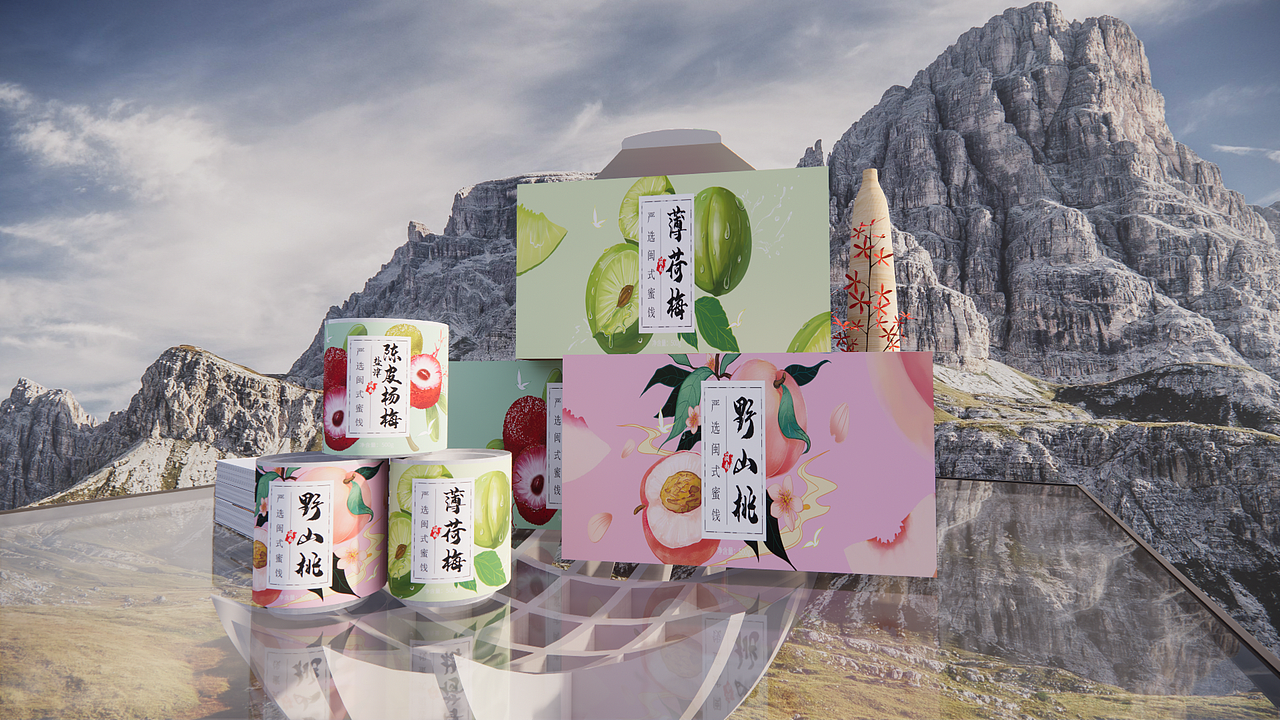 蜜饯类食品商业包装