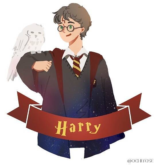 哈利波特|动漫|网络表情|幻想少女_原创作品-站酷zcool