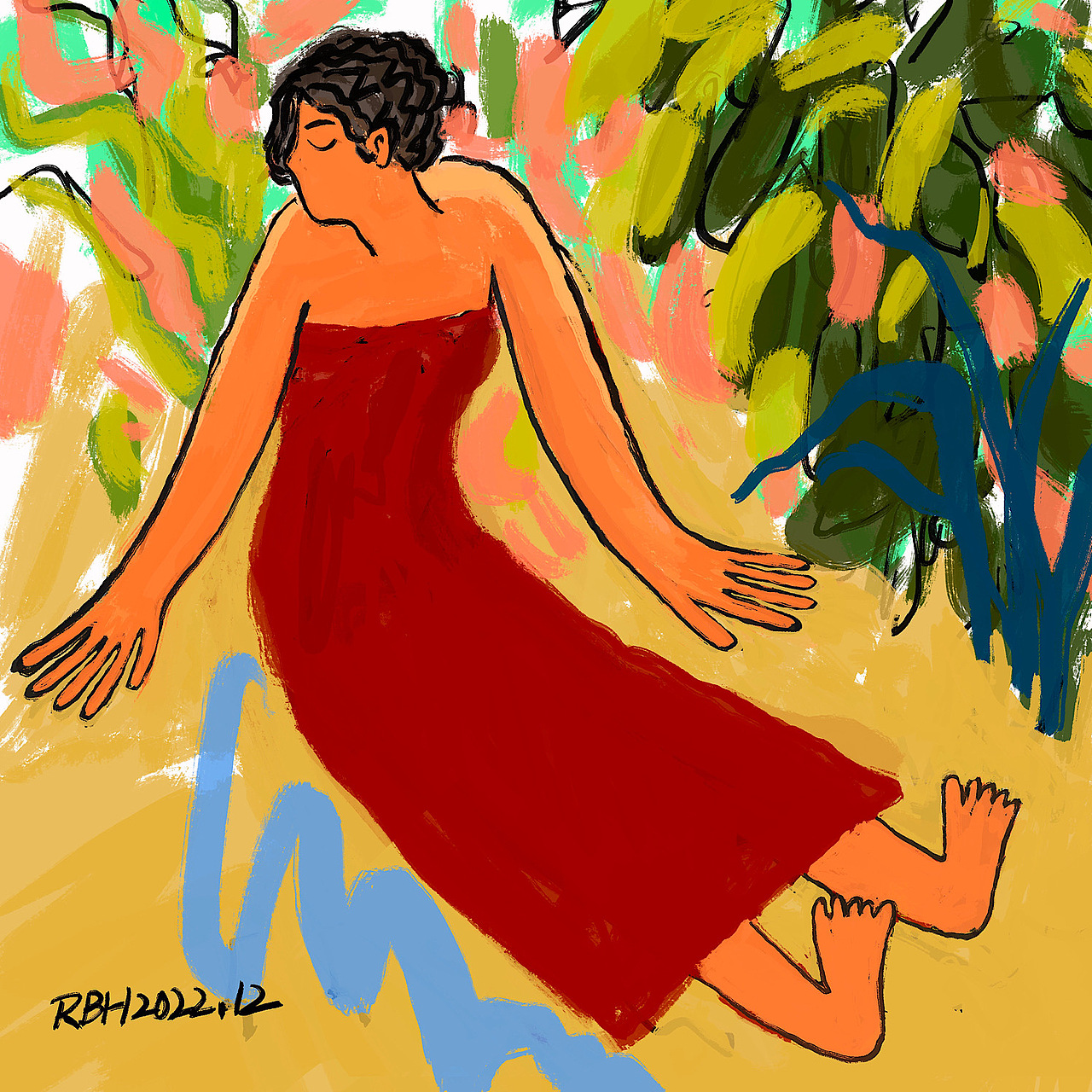 22年的最后几张画