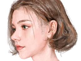 短发美女