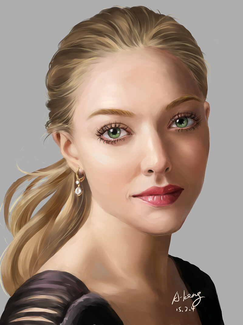 阿曼达|插画|创作习作|_阿坑 - 原创作品 - 站酷 (zcool)