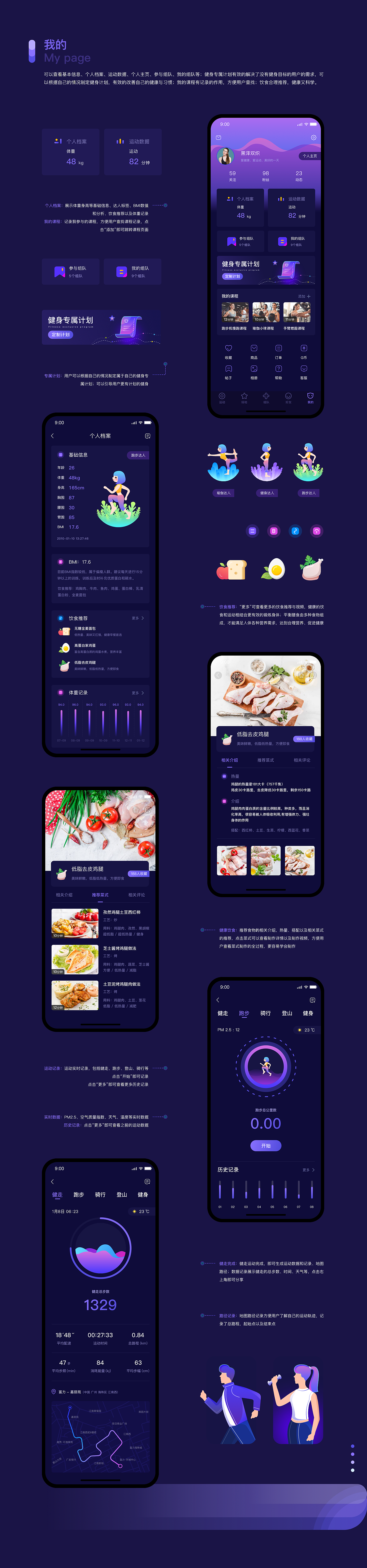 第一季度黑马家族UI作品集(图ZMjAxOTIzMTM2) - APP界面 - 站酷设计师黑马青年原创素材 - 站酷ZCOOL