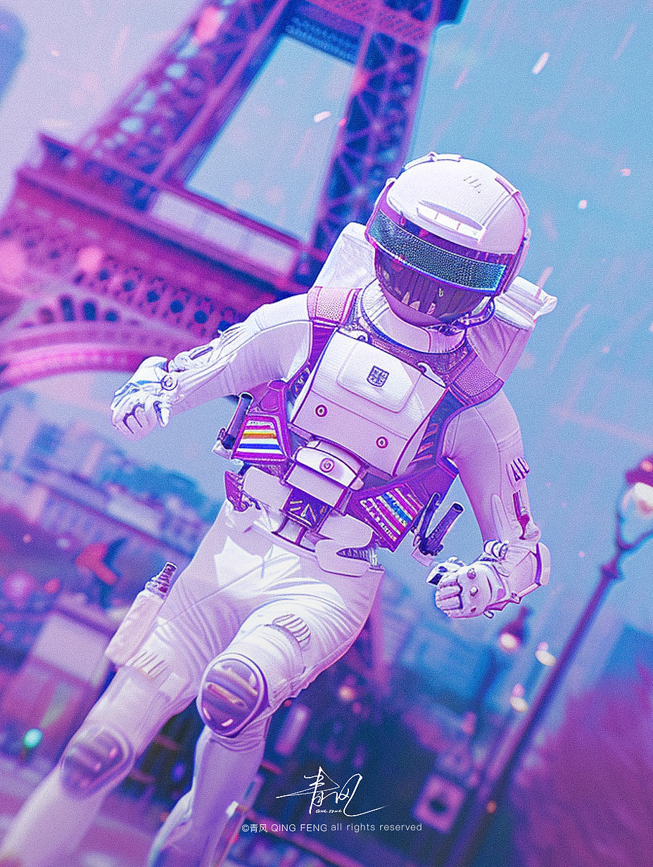 假装去逛了一下巴黎奥运会（图ZMzc0MDY0NjQ0） - AI作品 - 站酷设计师遇见青风原创素材 - 站酷ZCOOL