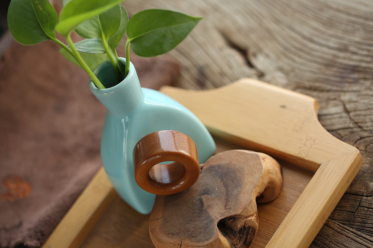 猛犸象牙扳指拍摄