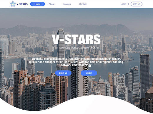 支付网站设计 V-STARS
