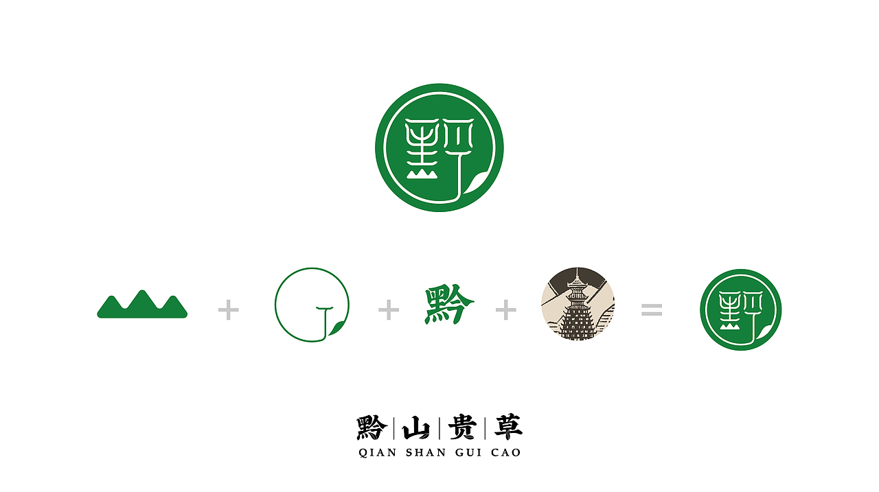 黔山贵草品牌包装设计(青钱柳)