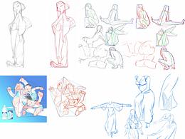 人體，構(gòu)成練習(xí)  （督促篇）