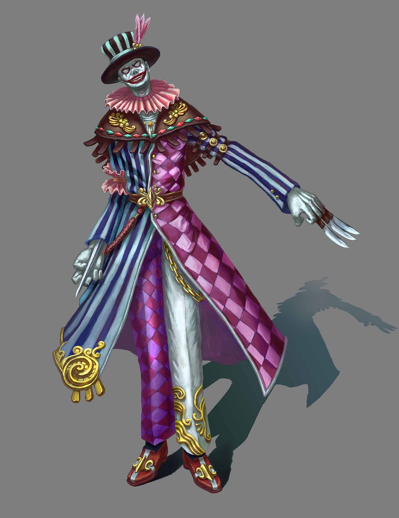 小丑|插画|游戏原画|wangziyang_原创作品-站酷zcool